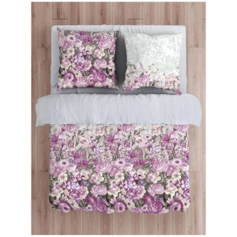 Комплект постельного белья        двуспальный из бязи        с наволочками 70х70 2 шт Цветы Василиса  