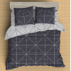 Комплект постельного белья     2 спальный  из полисатина, геометрия Amore Mio  