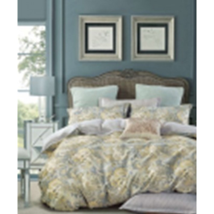 Комплект постельного белья евро из сатина с наволочками 70х70 2 шт Luxor