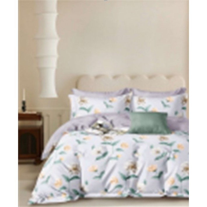 Комплект постельного белья евро из сатина с наволочками 70х70 2 шт Luxor