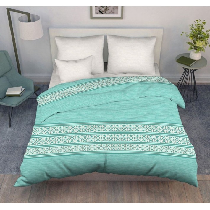 Комплект постельного белья из поплина с наволочками 70х70 2 шт Рисунок Василиса