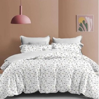 Комплект постельного белья         евро из поплина        с наволочками 70х70 2 шт    