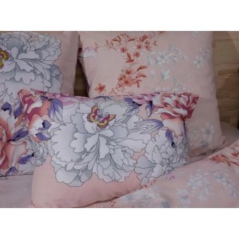 Комплект постельного белья         евро из бязи        с наволочками 50х70 2 шт Птицы Ночь Нежна