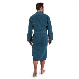 Халат  мужской       махровый       зеленый