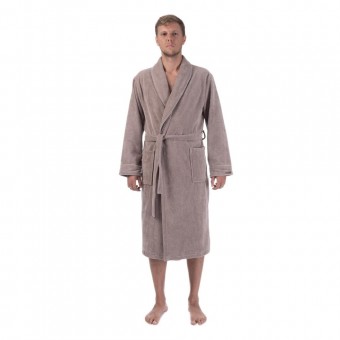 Халат  мужской       махровый       бежевый