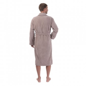 Халат  мужской       махровый       бежевый
