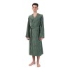 Халат мужской махровый зеленый