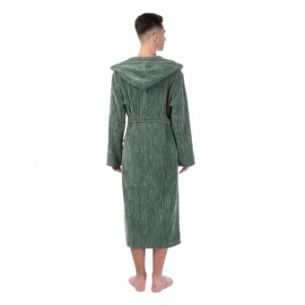 Халат  мужской       махровый       зеленый