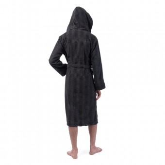 Халат  мужской       махровый       серый