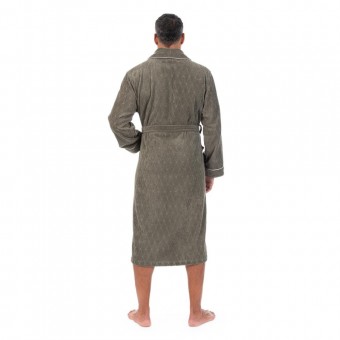 Халат  мужской       махровый       зеленый