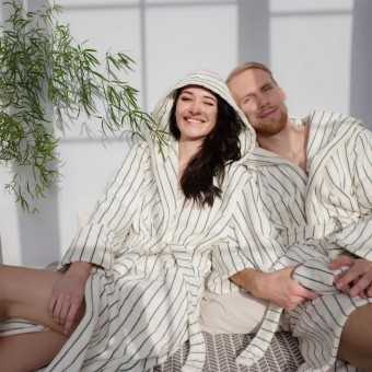Халат  женский       махровый       Молочный     
