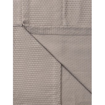 Халат  мужской       из вафли       серый