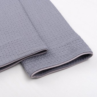 Халат  мужской       из вафли       серый