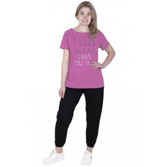 Футболка  женская       из кулирки       бордовая