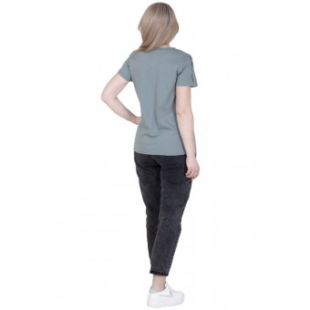 Футболка  женская       из кулирки       серая