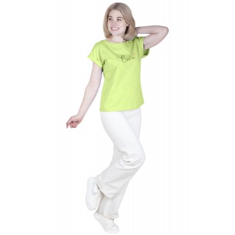 Футболка  женская       из кулирки       голубая