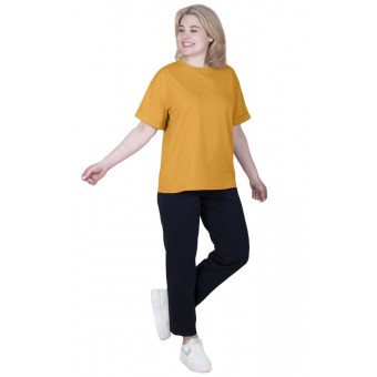 Футболка  женская       из кулирки       голубая