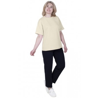 Футболка  женская       из кулирки       голубая