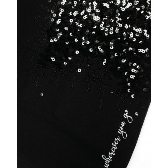 Футболка  женская              черная