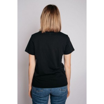 Футболка  женская              черная