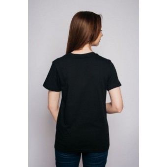 Футболка  женская              черная