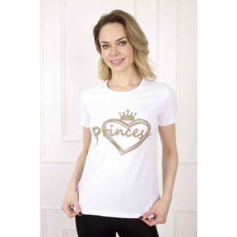 Футболка  женская       из кулирки       белая     