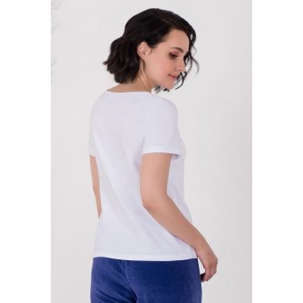 Футболка  женская       из кулирки       белая