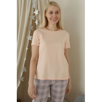 Футболка  женская       трикотажная       бежевая