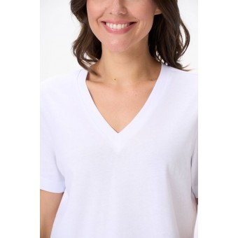 Футболка  женская       трикотажная       белая  однотонная   