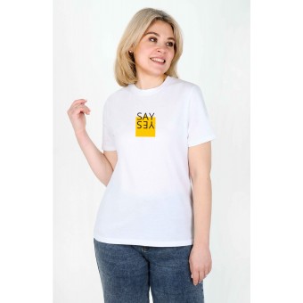 Футболка  женская       из кулирки       белая