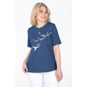 Футболка  женская       из кулирки       в ассортименте     