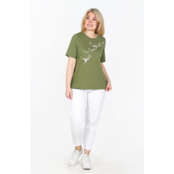 Футболка  женская       из кулирки       в ассортименте     