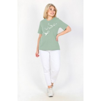 Футболка  женская       из кулирки       в ассортименте     