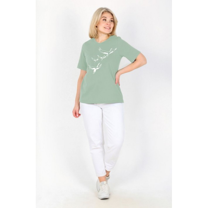 Футболка женская из кулирки в ассортименте