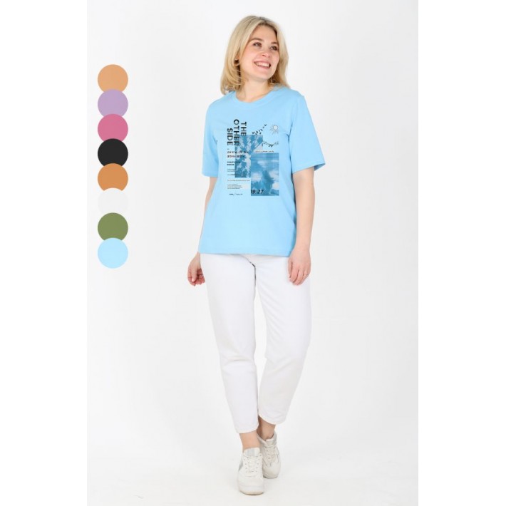 Футболка женская из кулирки в ассортименте