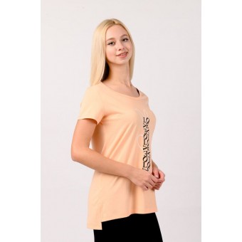 Футболка  женская       трикотажная       желтая