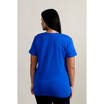 Футболка  женская       модал       синяя