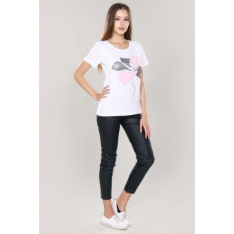 Футболка  женская       из кулирки       белая