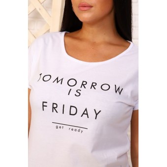 Футболка  женская       из кулирки       белая