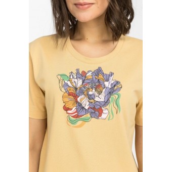 Футболка  женская       трикотажная       желтая