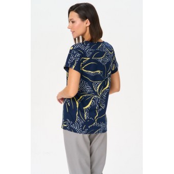 Футболка  женская       трикотажная       синяя