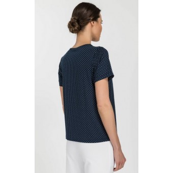 Джемпер  женский       из вискозы       синий