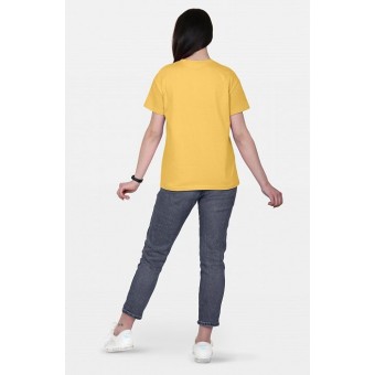 Футболка  женская       из кулирки       желтая