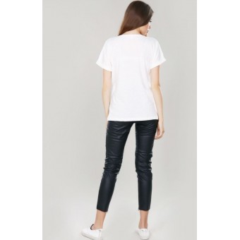 Футболка  женская       из кулирки       белая