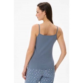 Майка  женская       трикотажная       серая  однотонная