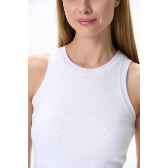 Майка  женская       трикотажная       белая  однотонная