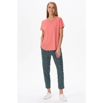 Футболка  женская       трикотажная       розовая  однотонная