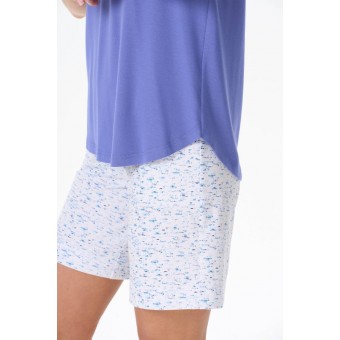 Футболка  женская       трикотажная       синяя  однотонная   