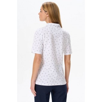 Рубашка  женская       трикотажная       белая  Рыбы