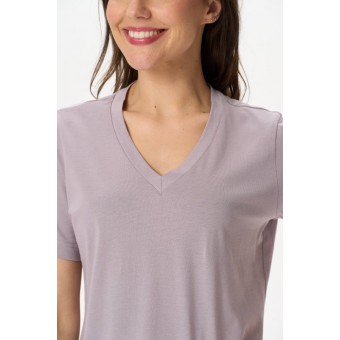 Футболка  женская       трикотажная       серая  однотонная